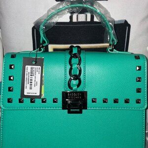 BADGLEY MISCHKA TEAL HANDBAG